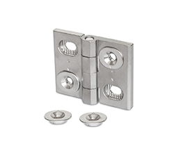 GN 127-Hinges with adjusting inserts